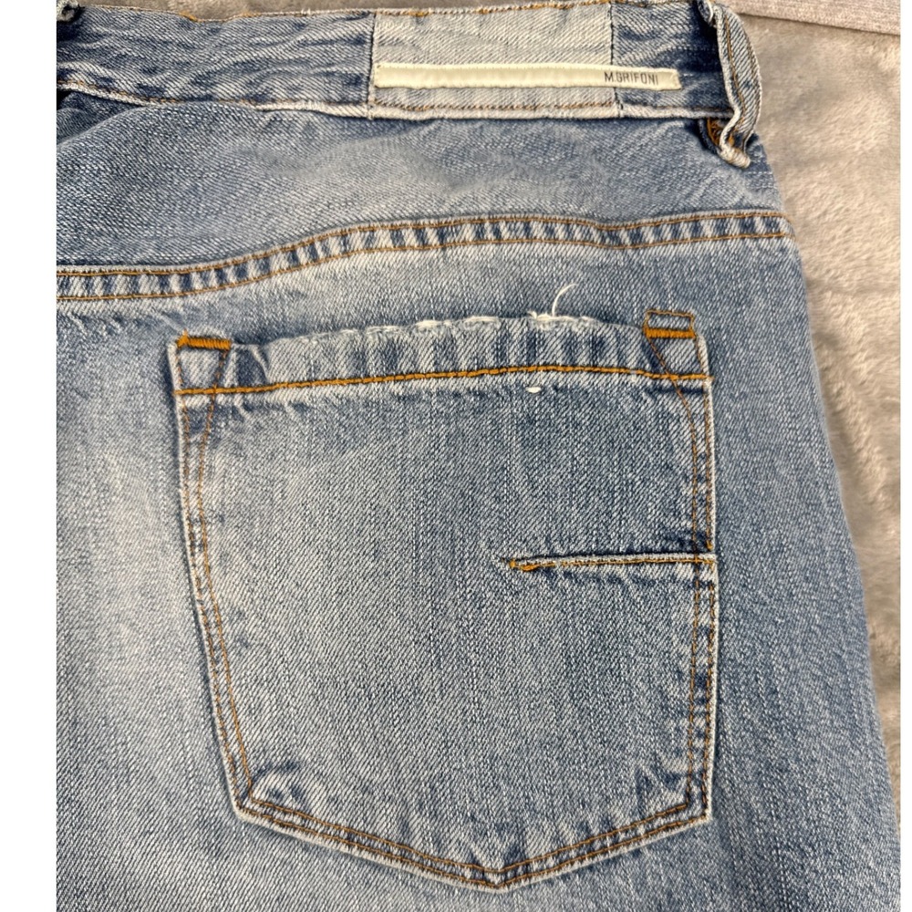 Mauro Grifoni Jeans Mens 36 Light Blue Distressed EUC - Picture 10 of 10